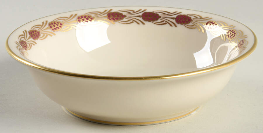 Pinehurst Maroon Coupe Cereal Bowl by Lenox-1