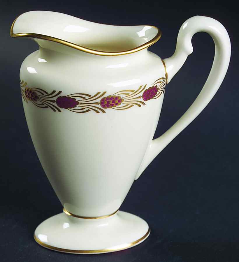 Pinehurst Maroon Shape 744 Creamer by Lenox-1