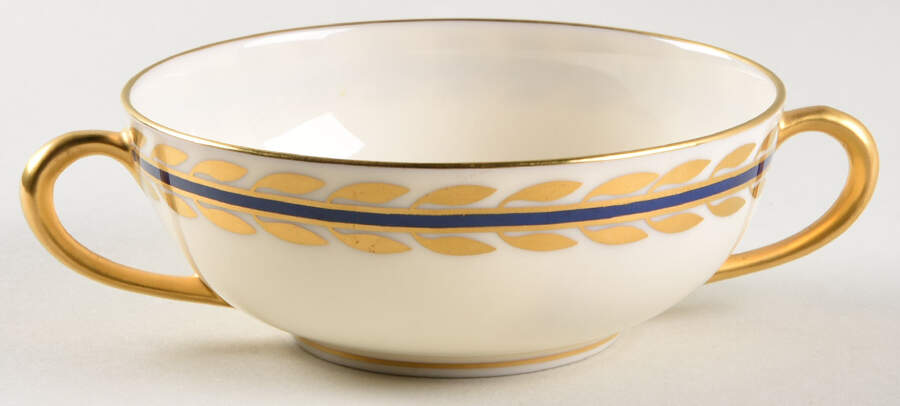 Platina Blue Cream Soup Bowl by Lenox-1