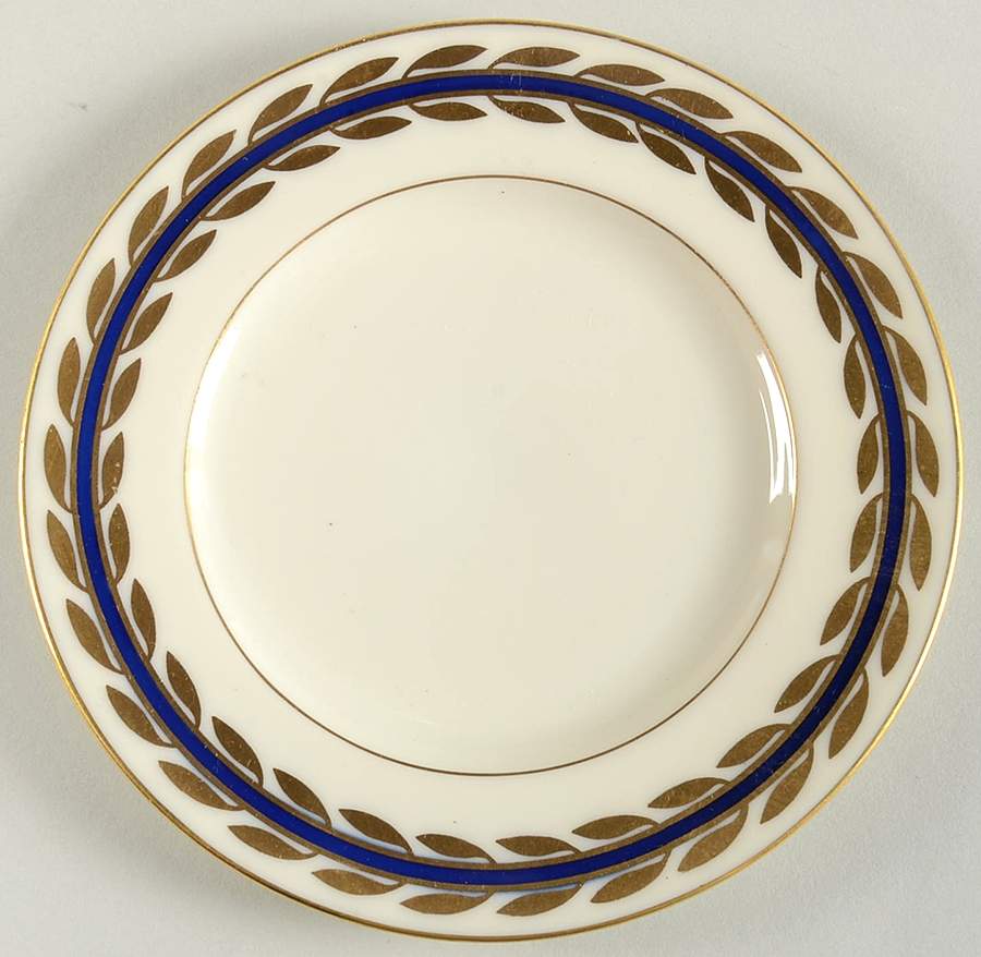 Platina Blue Bread & Butter Plate by Lenox-1