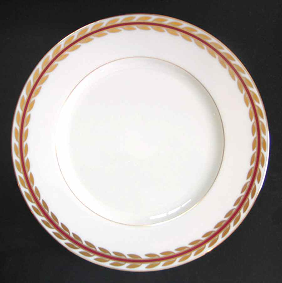 Platina Maroon Dinner Plate by Lenox-1