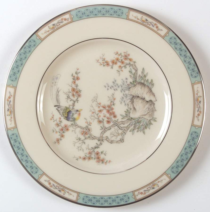 Plum Blossoms Luncheon Plate by Lenox-1