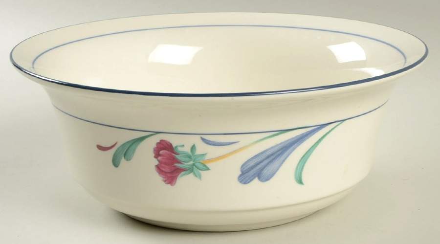 Poppies On Blue 8" Round Vegetable Bowl by Lenox-1