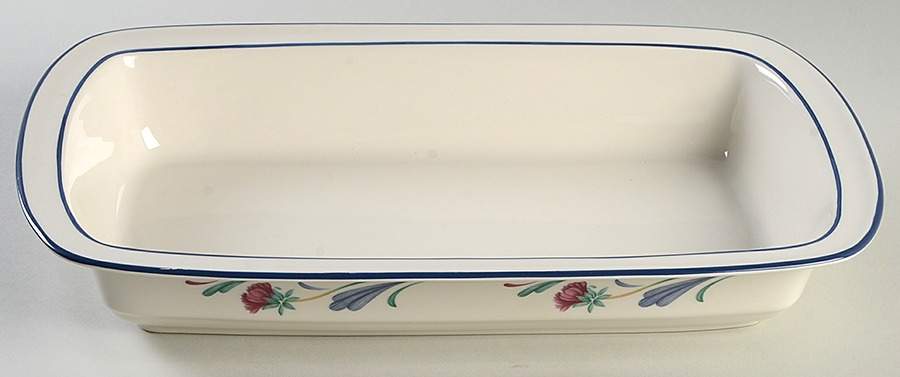 Poppies On Blue 13"  Rectangular Baker by Lenox-1