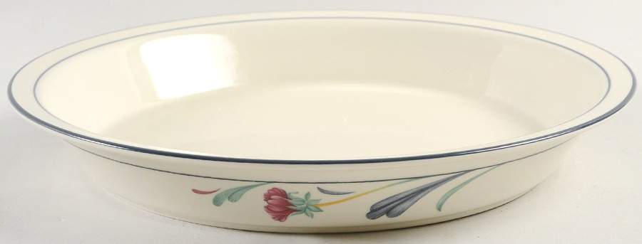 Poppies On Blue Pie Serving Plate by Lenox-1