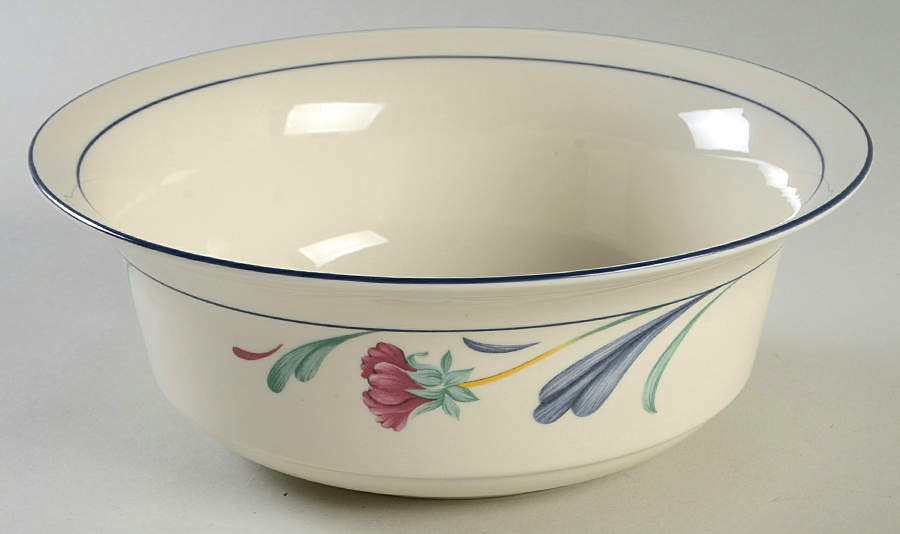 Poppies On Blue 8" Round Vegetable Bowl by Lenox-1