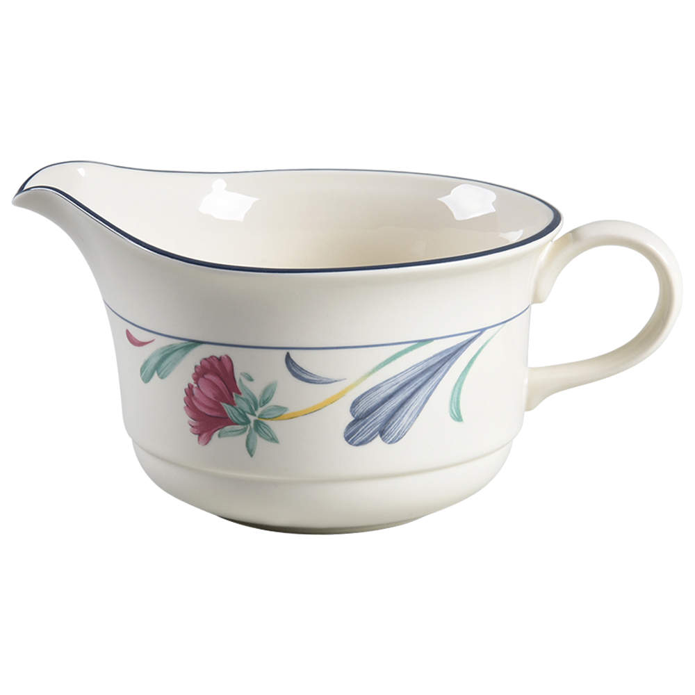 Poppies On Blue Open Sauce Boat by Lenox-1