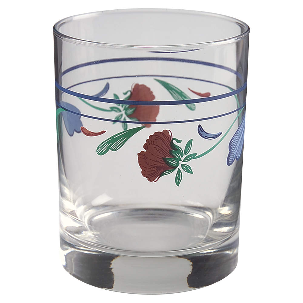 Poppies On Blue 12 Oz Glassware Double Old Fashioned by Lenox-1