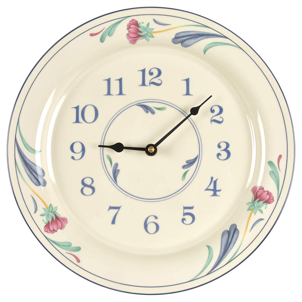 Poppies On Blue Clock Plate by Lenox-1