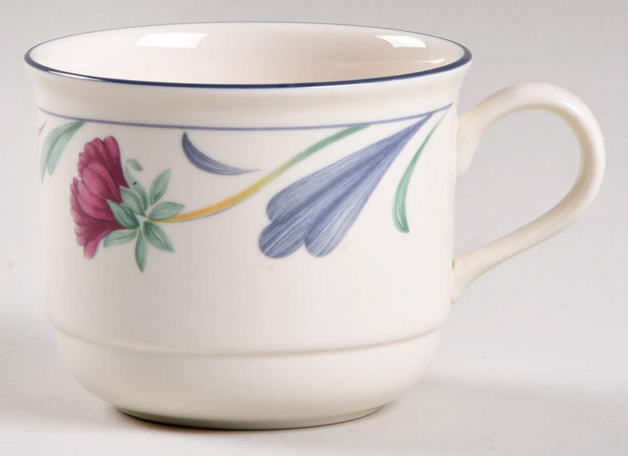 Poppies On Blue Flat Cup by Lenox-1