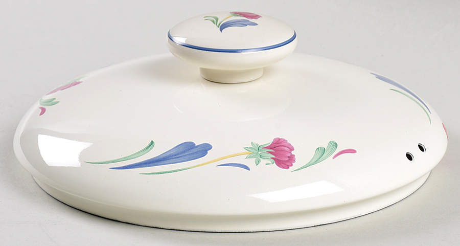 Poppies On Blue 3 Quart Metal Covered Casserole, Lid Only by Lenox-1