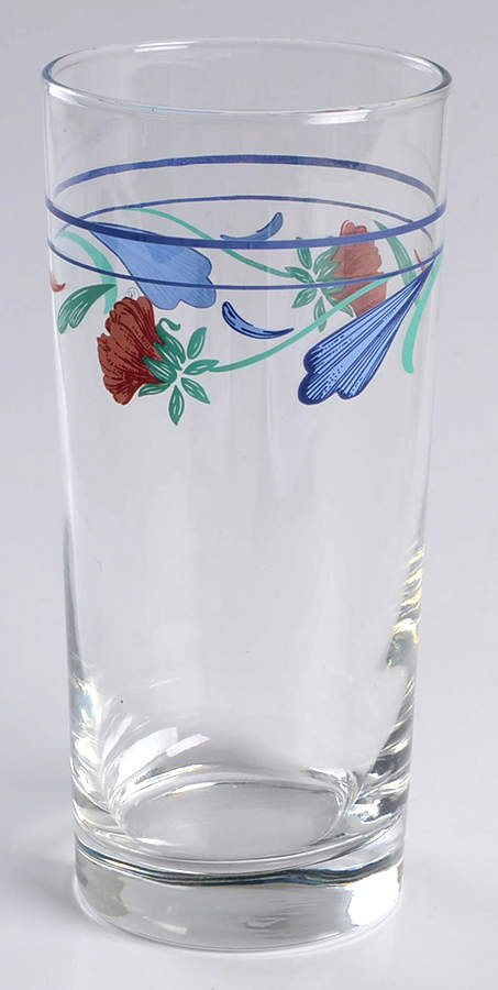 Poppies On Blue 16 Oz Glassware Highball by Lenox-1