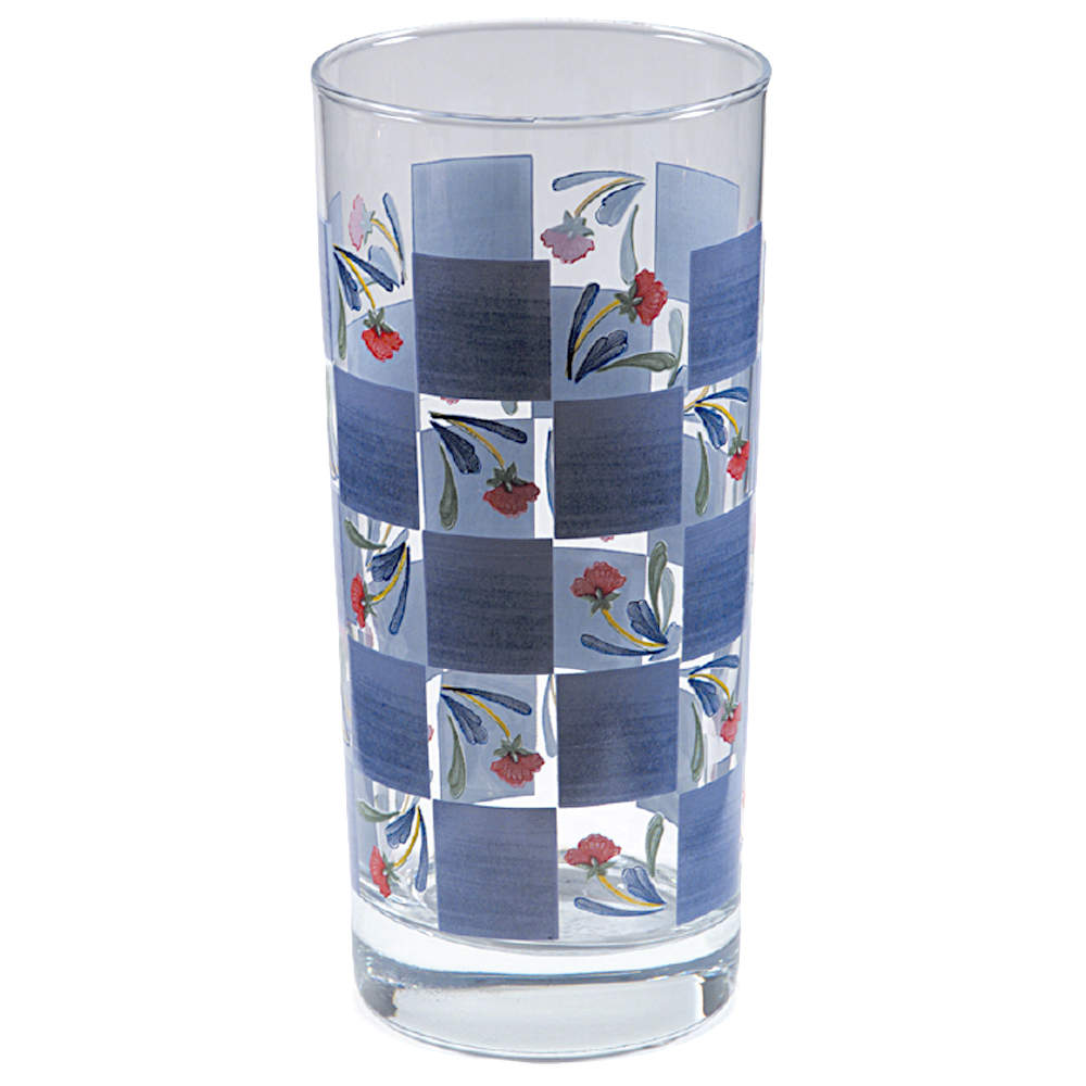 Poppies On Blue 16 Oz Glassware Highball by Lenox-1