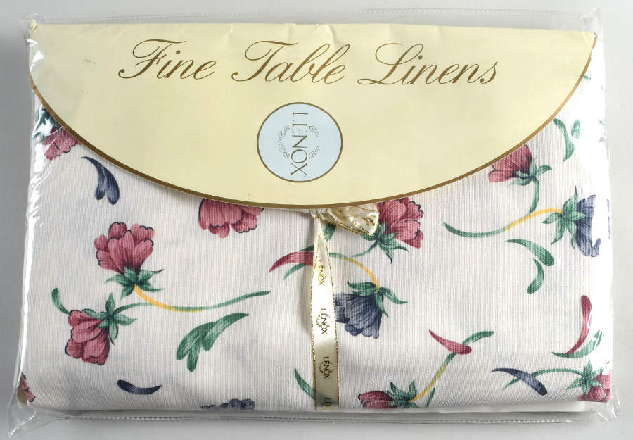 Poppies On Blue 60" X 84" Oblong Tablecloth by Lenox-1
