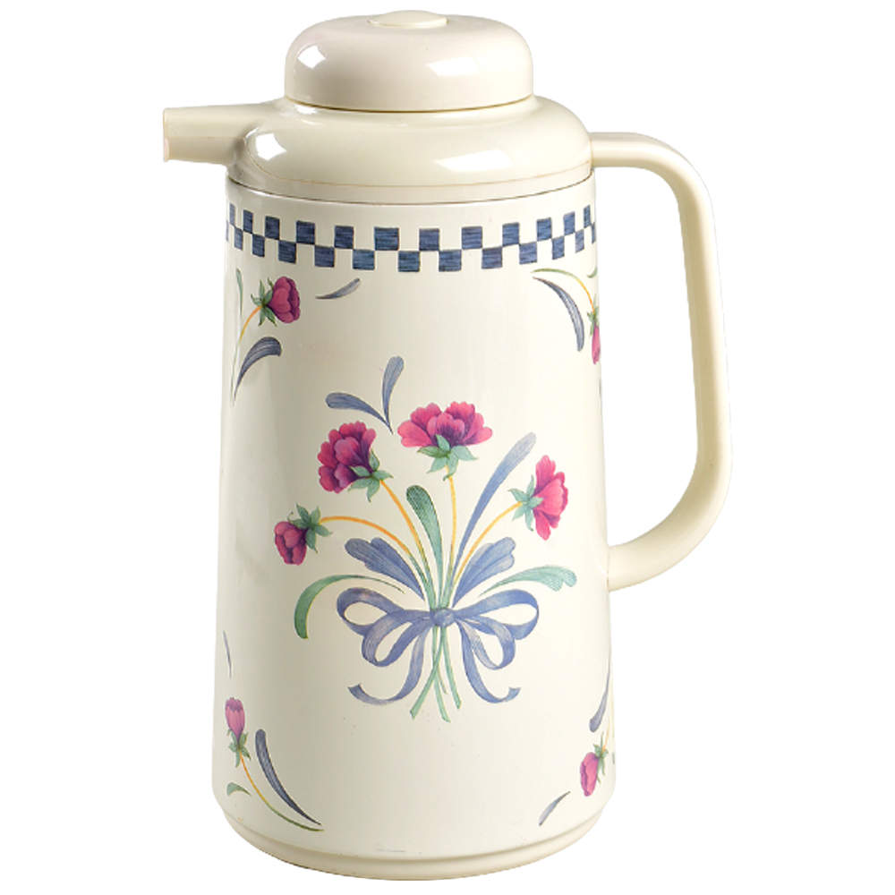 Poppies On Blue Plastic Thermos/Carafe & Lid by Lenox-1