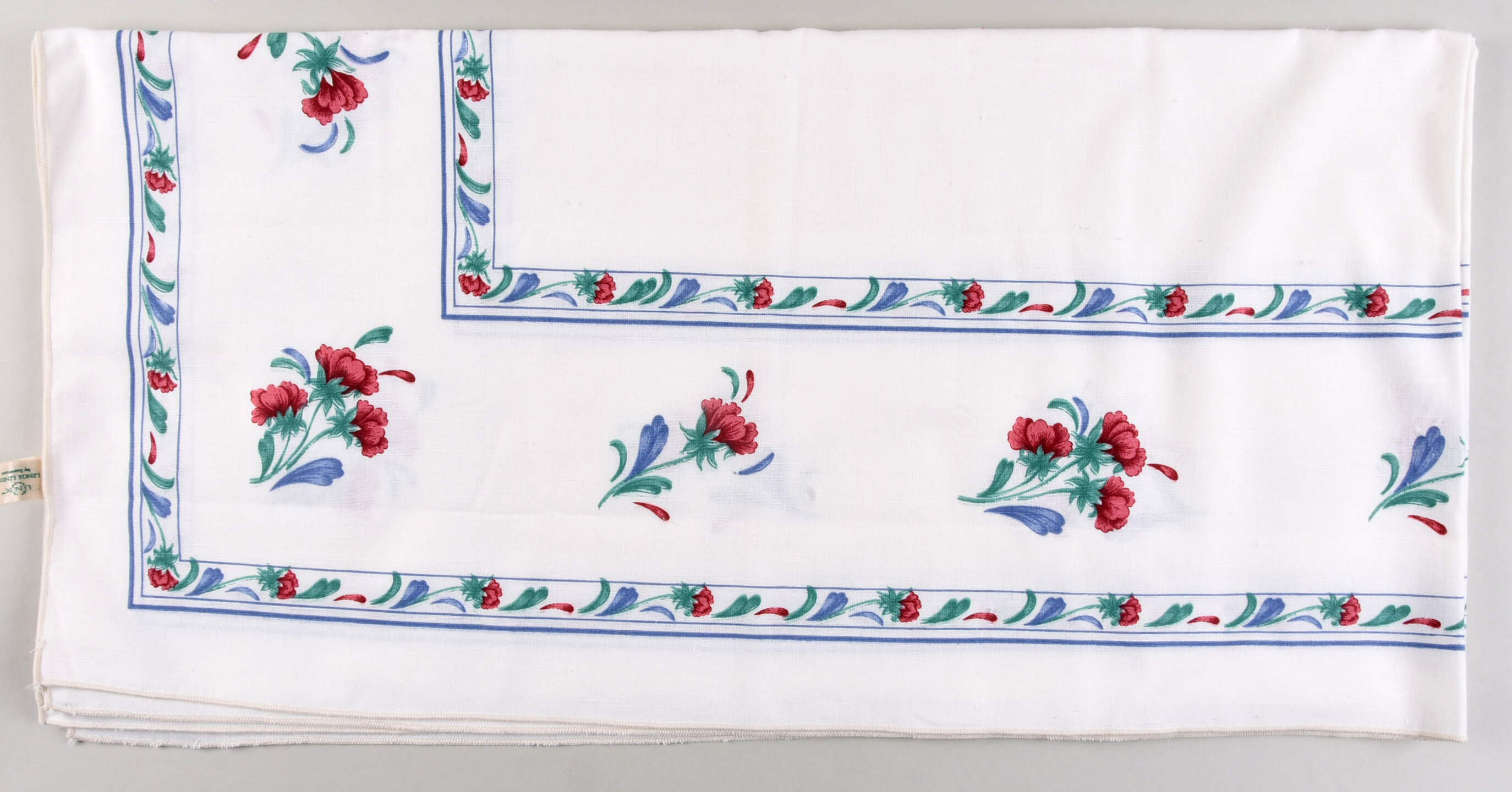 Poppies On Blue 52" Square Tablecloth by Lenox-1
