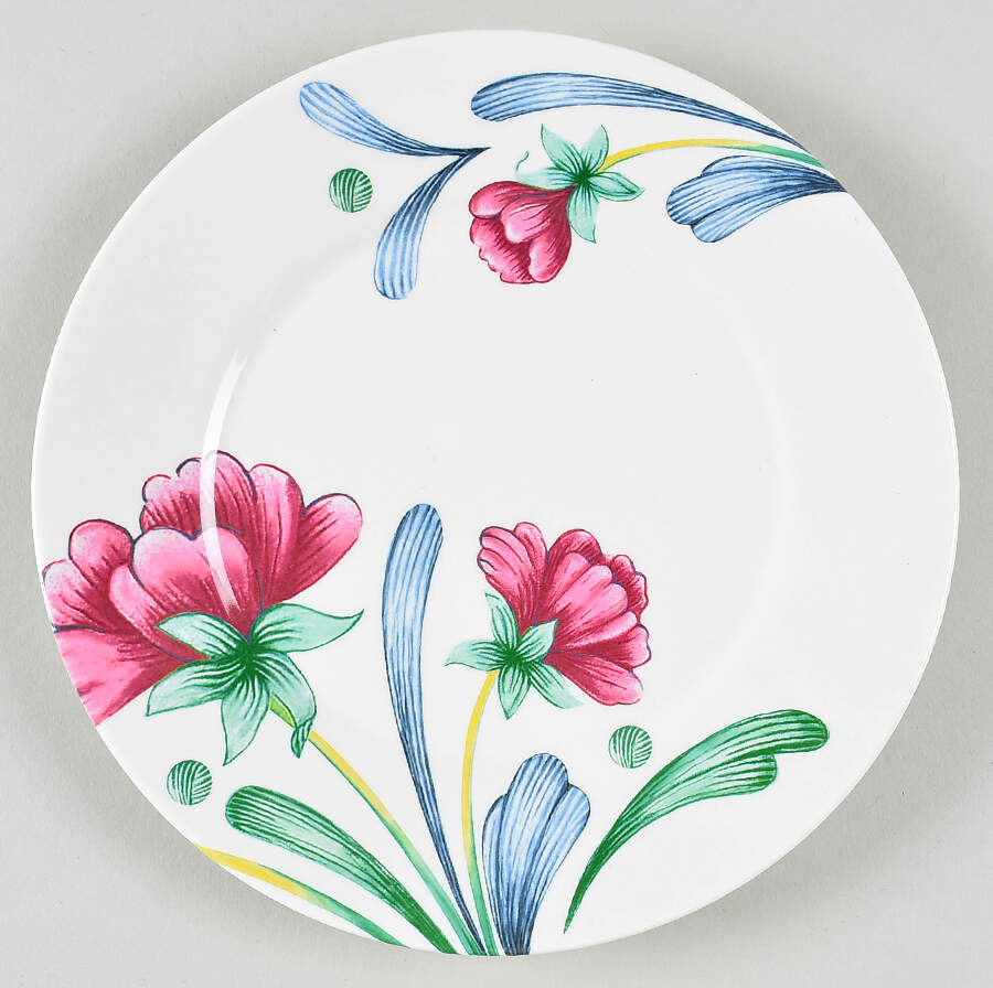 Poppies On Blue Melamine Salad/Dessert Plate by Lenox-1