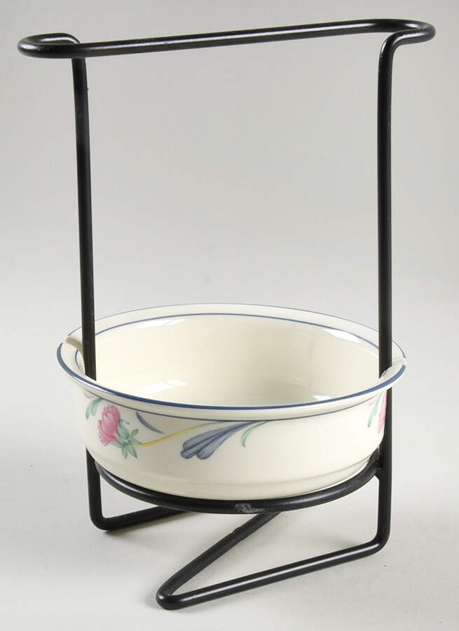 Poppies On Blue 8"-8 1/4" Salad Serving Set/Utensil Holder  HC by Lenox-1