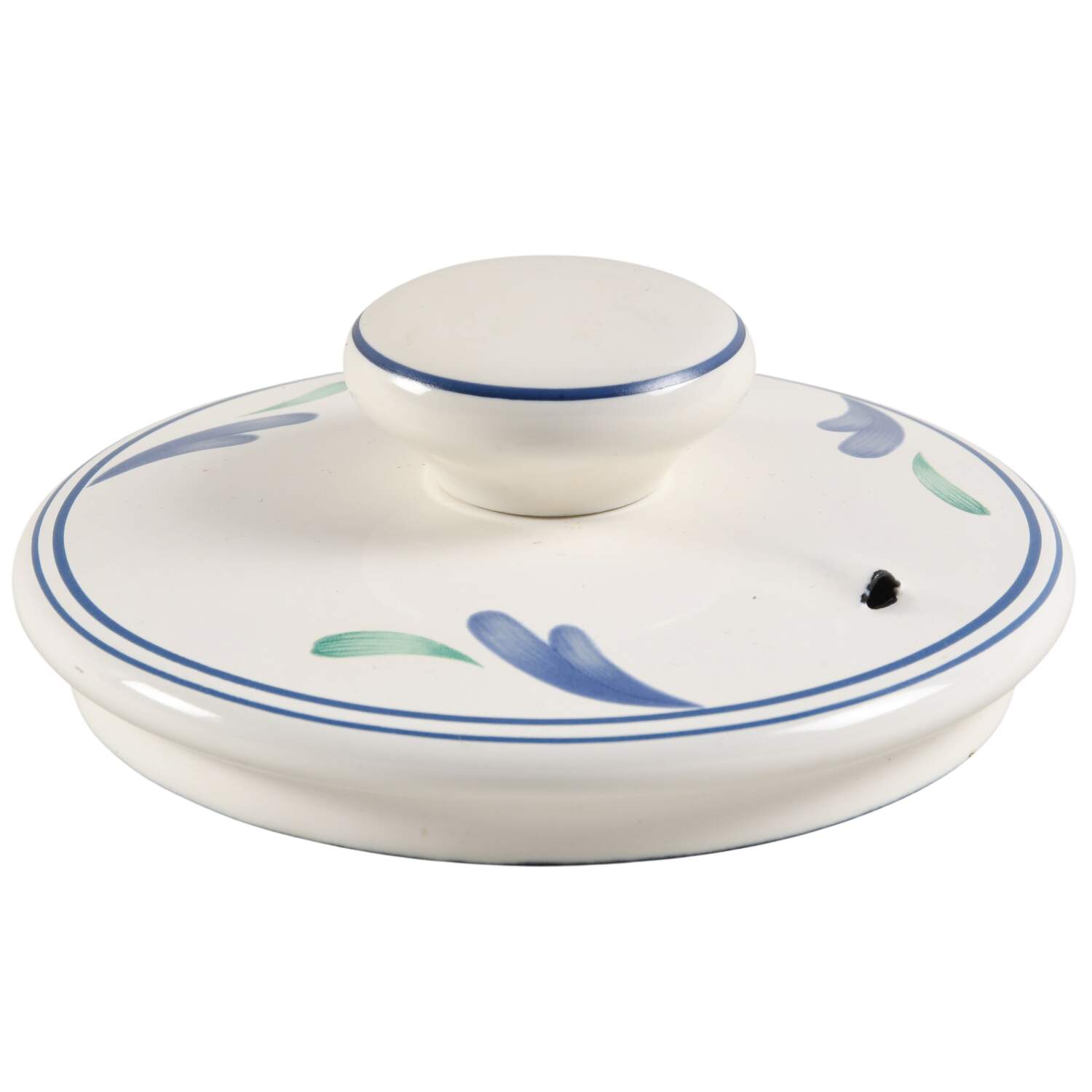 Poppies On Blue Lid for Metal Kettle by Lenox-1