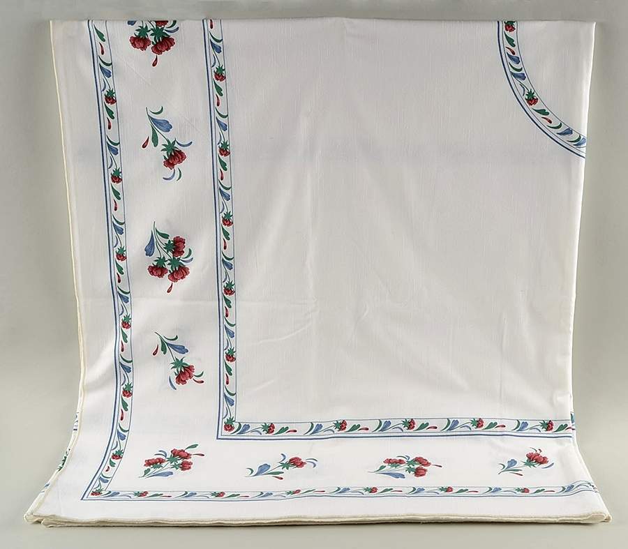 Poppies On Blue 63" X 112" Rectangular Tablecloth by Lenox-1