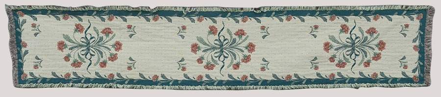 Poppies On Blue Tapestry Table Runner 12" X 60" by Lenox-1