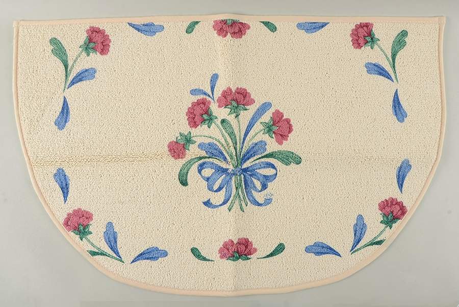 Poppies On Blue Kitchen Rug by Lenox-1