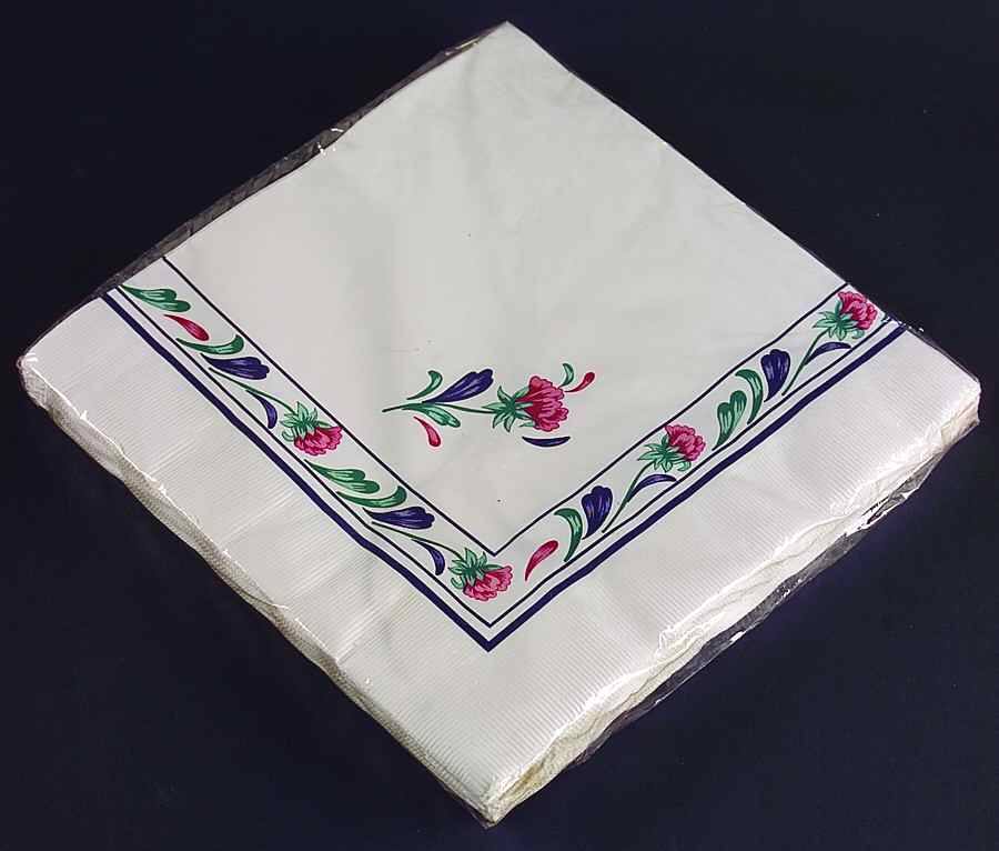 Poppies On Blue Package of Paper Dinner Napkins by Lenox-1