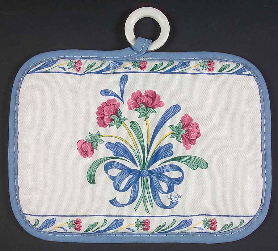 Poppies On Blue Cloth Potholder by Lenox-1