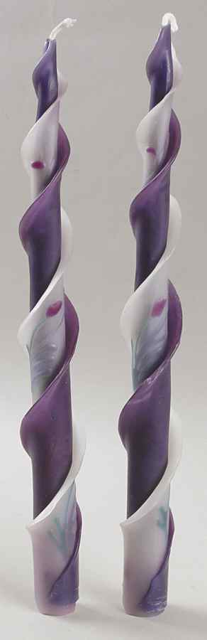 Poppies On Blue 12" Candle Taper - Set of 2 by Lenox-1