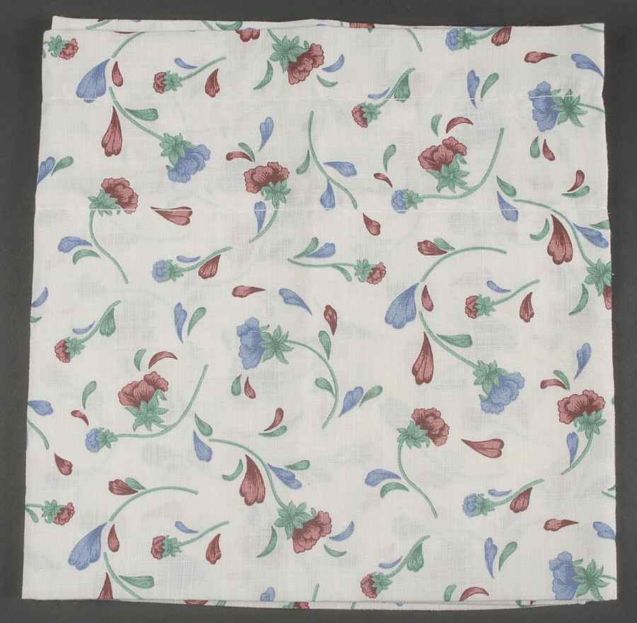 Poppies On Blue 60" X 15" Valance Curtain by Lenox-1
