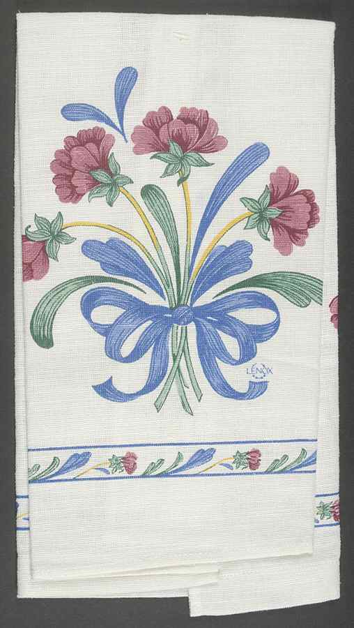 Poppies On Blue Dish Towel-Cloth by Lenox-1