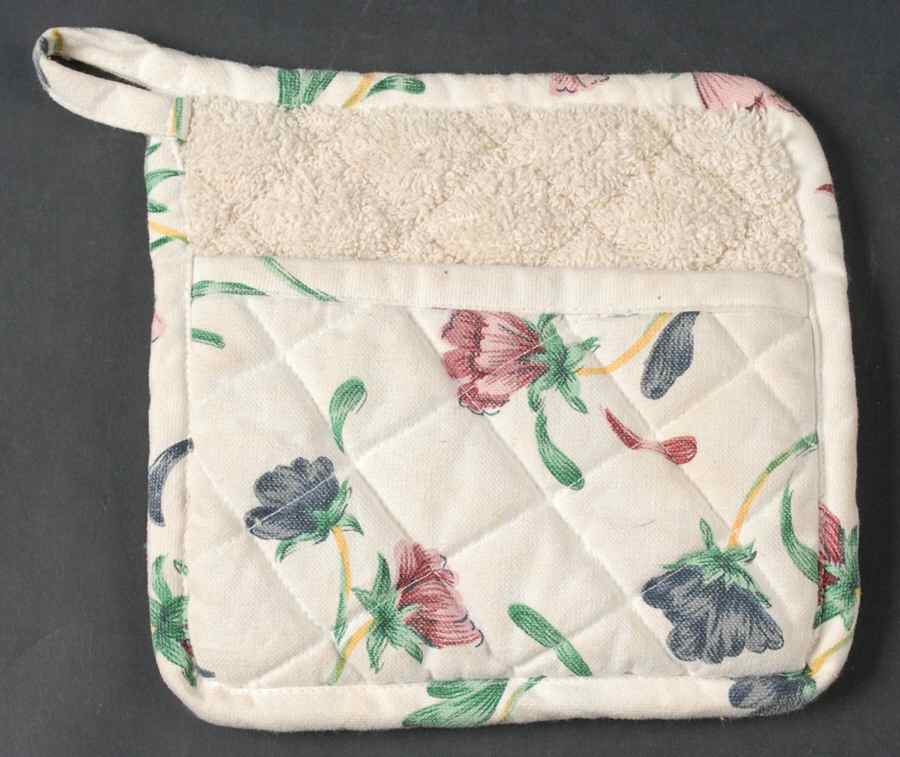 Poppies On Blue Cloth Potholder by Lenox-1