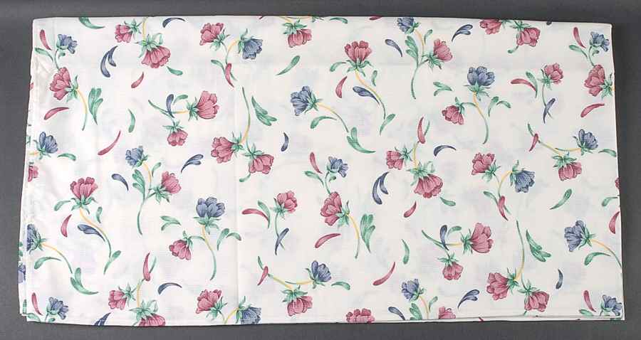 Poppies On Blue 60" X 104" Oblong Tablecloth by Lenox-1