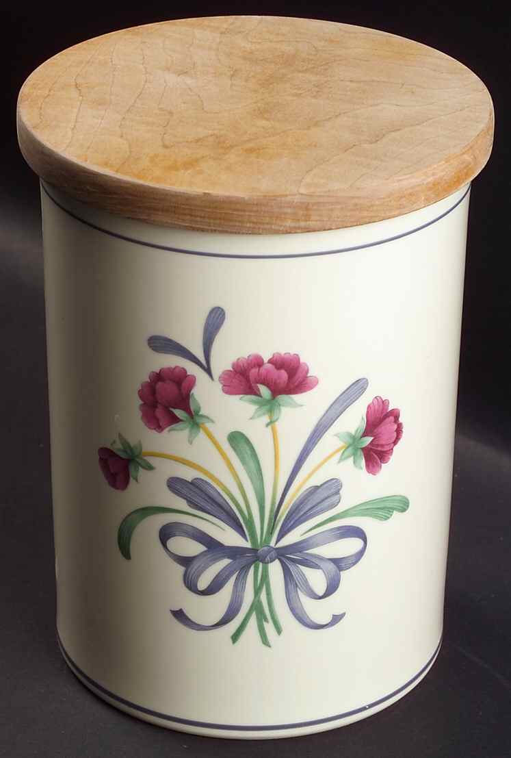 Poppies On Blue Large Canister & Lid by Lenox-1