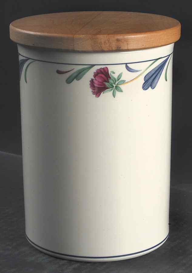 Poppies On Blue Large Canister & Lid by Lenox-1