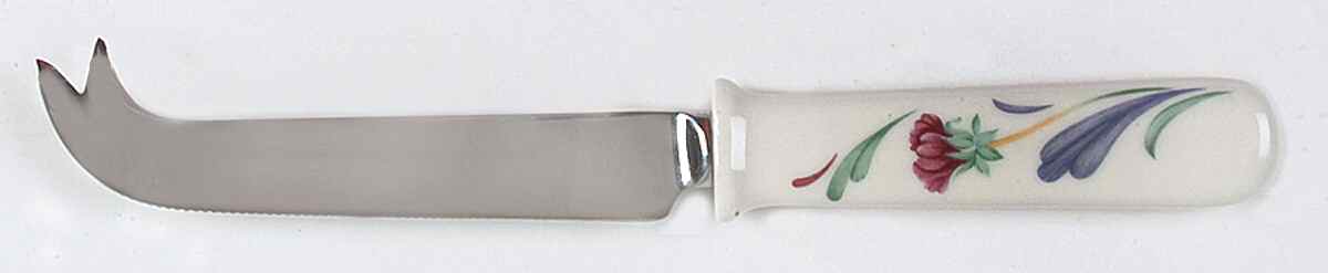Poppies On Blue Cheese Knife with Stainless Blade by Lenox-1