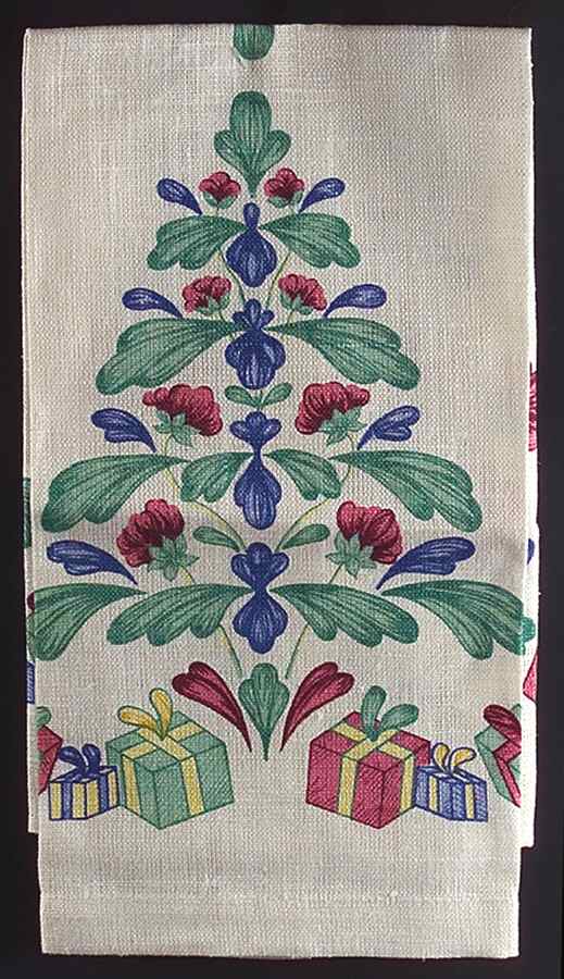 Poppies On Blue Dish Towel-Cloth by Lenox-1