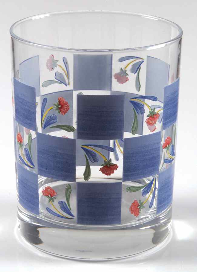 Poppies On Blue 12 Oz Glassware Double Old Fashioned by Lenox-1