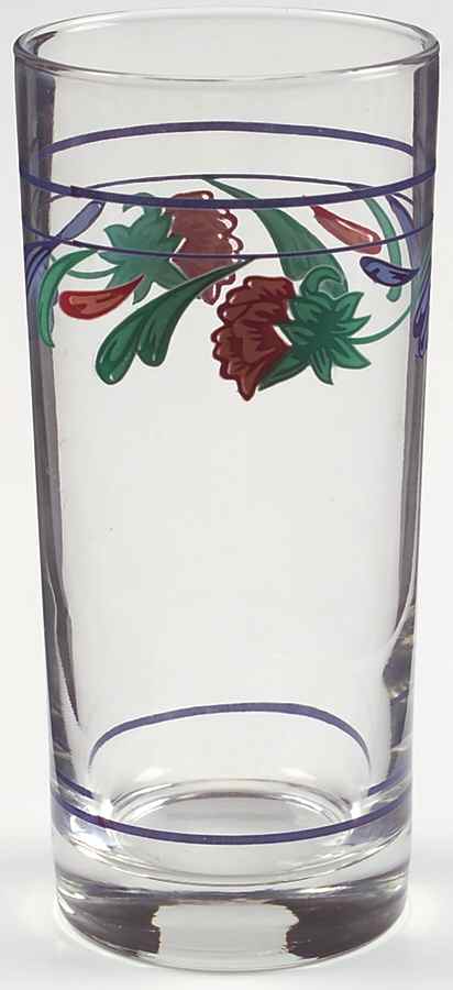 Poppies On Blue 16 Oz Glassware Highball by Lenox-1