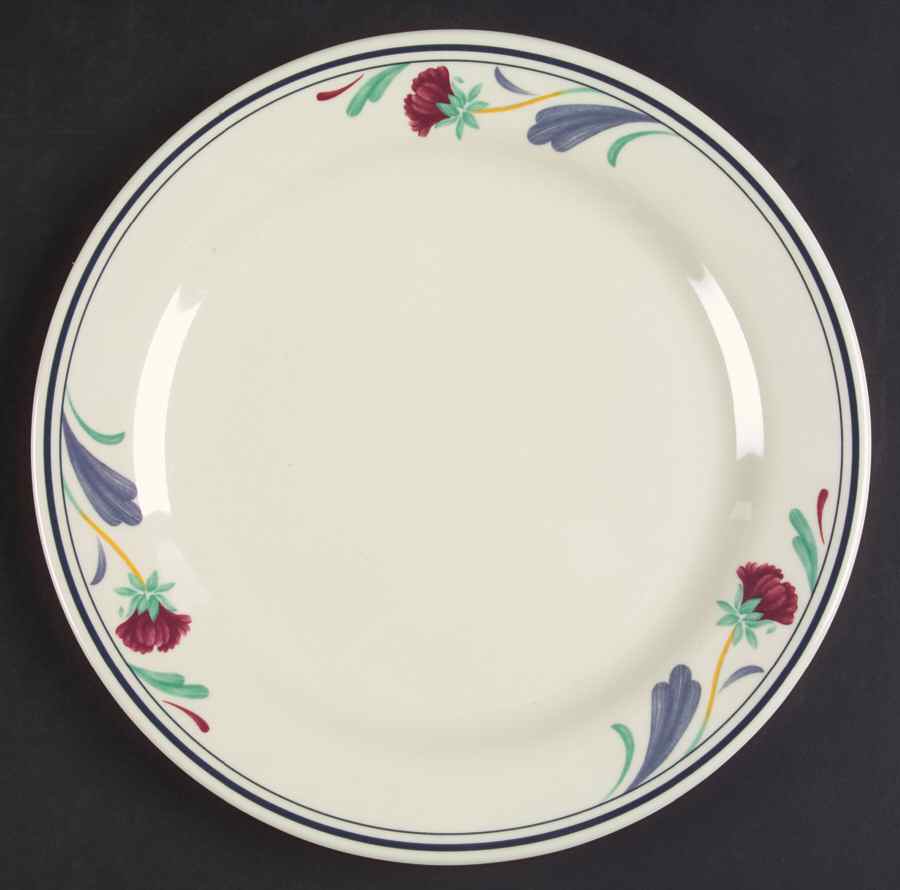 Poppies On Blue Plastic Dinner Plate by Lenox-1