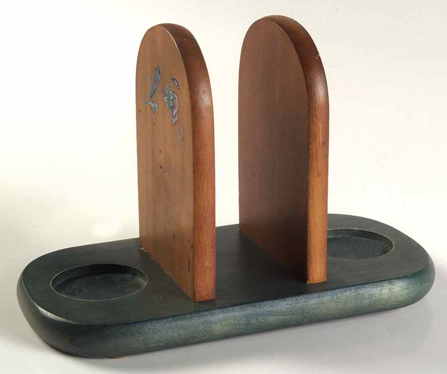 Poppies On Blue Holder for Wood Napkin & Sap Set by Lenox-1