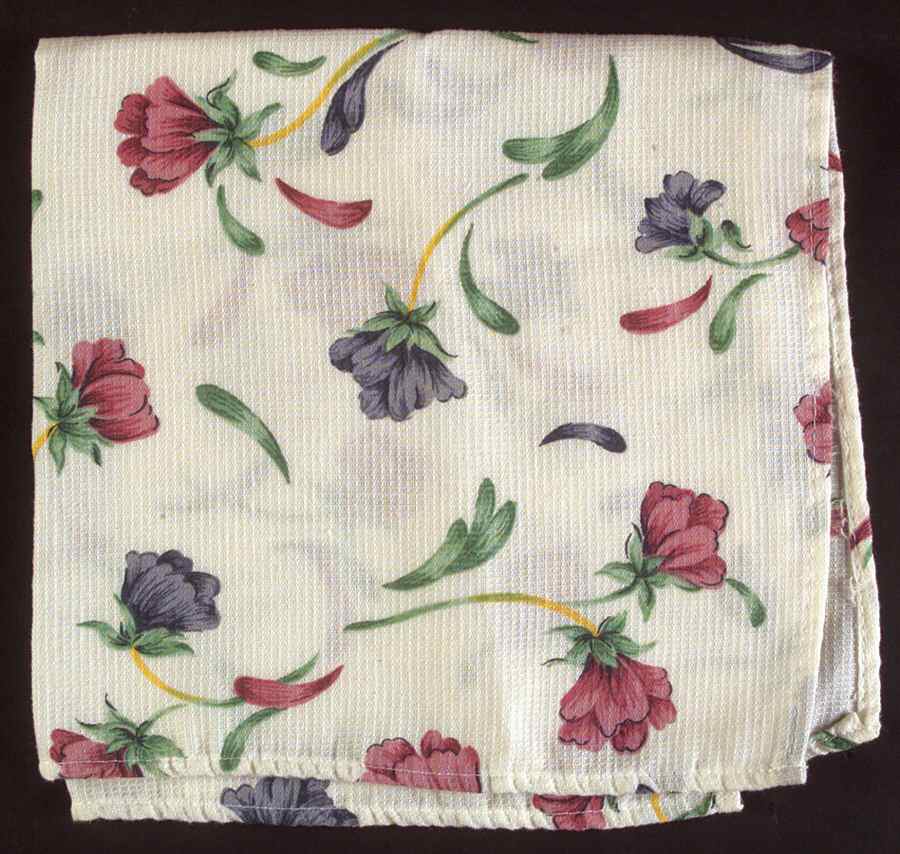 Poppies On Blue Cloth Napkin by Lenox-1