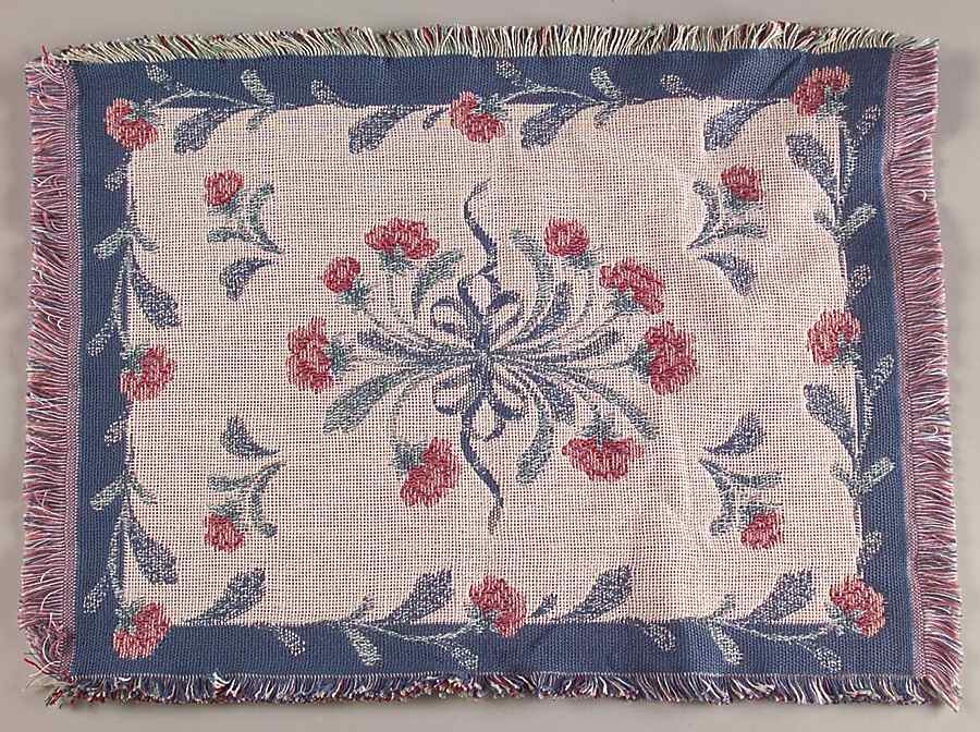 Poppies On Blue Cloth Placemat by Lenox-1