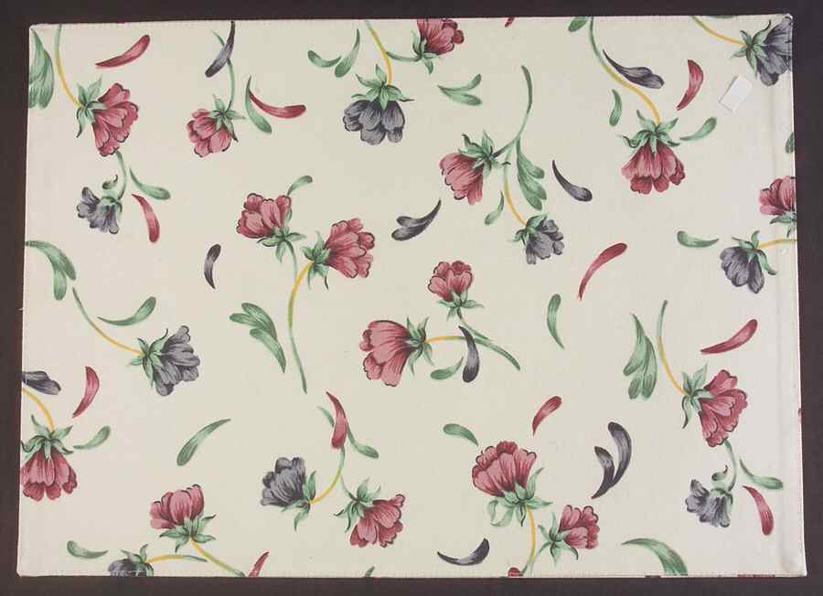 Poppies On Blue Cloth Placemat by Lenox-1
