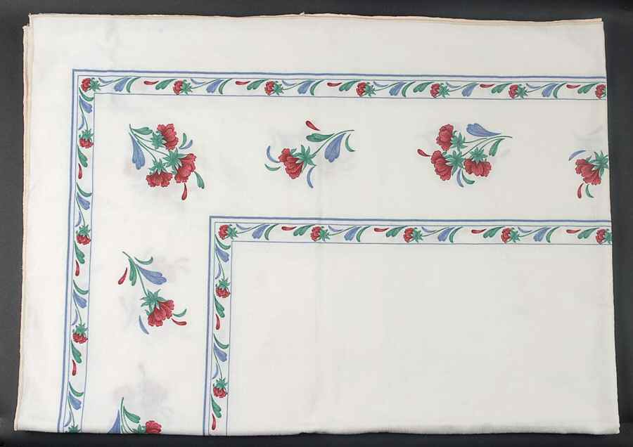 Poppies On Blue 48" x 72" Rectangular Tablecloth by Lenox-1