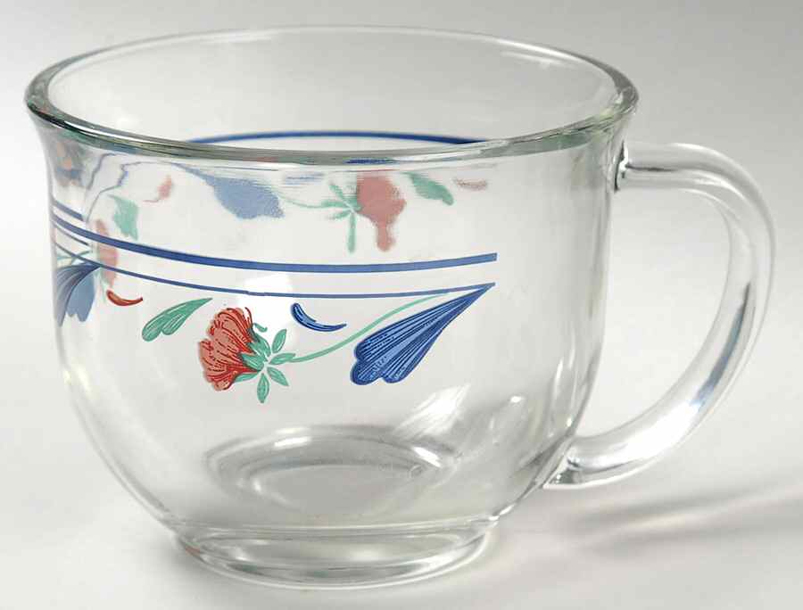 Poppies On Blue Glassware Soup Mug by Lenox-1