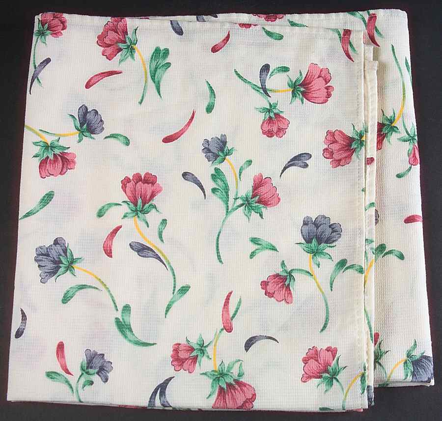 Poppies On Blue 50" Square Tablecloth by Lenox-1