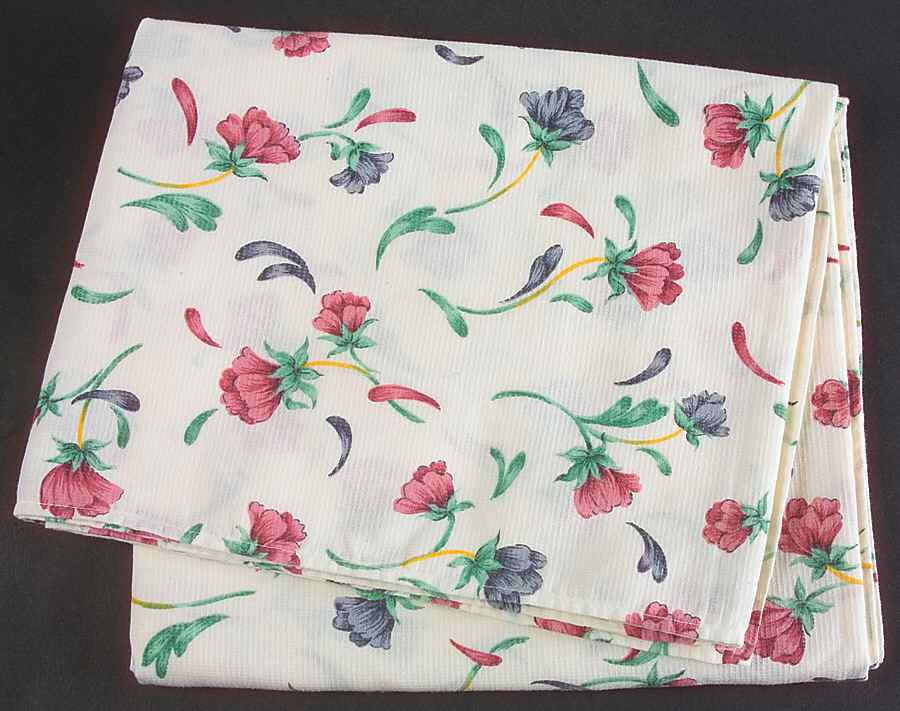 Poppies On Blue 52" x 70" Rectangular Tablecloth by Lenox-1
