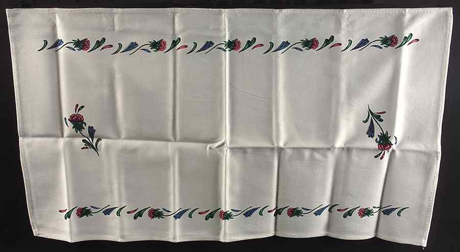 Poppies On Blue 16" X 28" Cloth Table Runner by Lenox-1