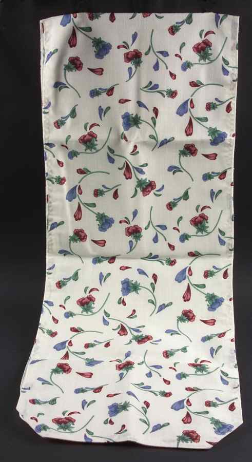 Poppies On Blue 13" X 68" Cloth Table Runner by Lenox-1